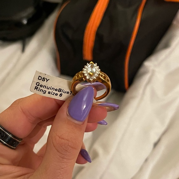 Genuine Blue Ring - Picture 1 of 2